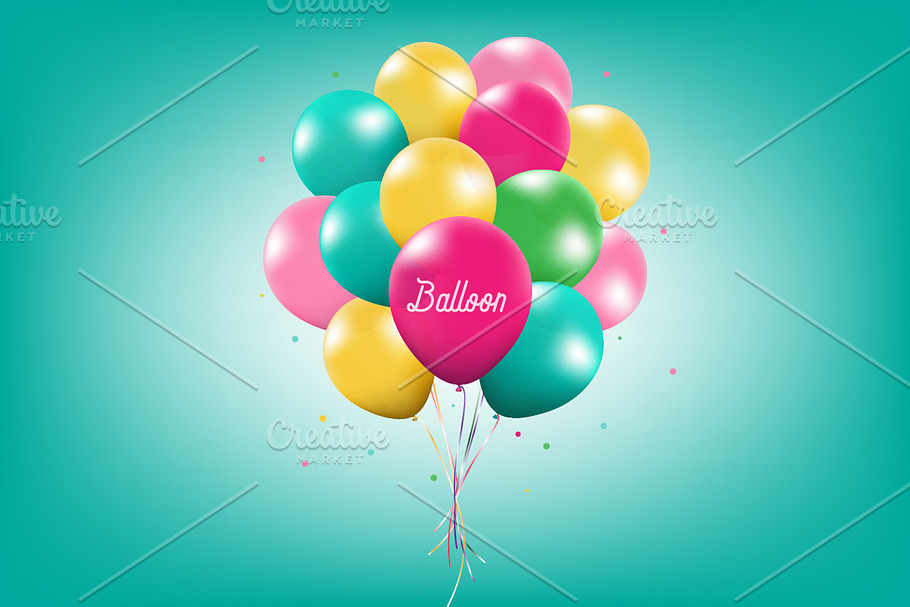 Vector Balloon in Illustrations - product preview 8