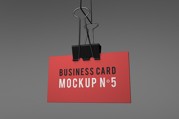 Business Card Mockup N°5 in Print Mockups - product preview 1