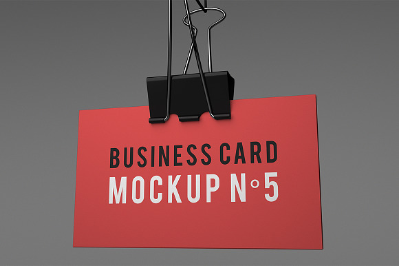 Business Card Mockup N°5 in Print Mockups - product preview 2