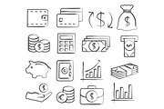 Money Doddle Icons