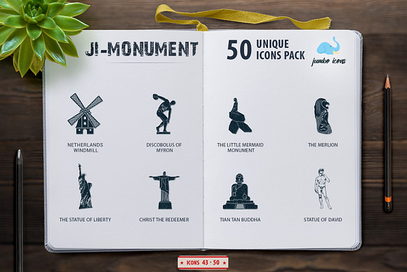 Glyph Icons Monuments Set in Glyph Icons - product preview 5