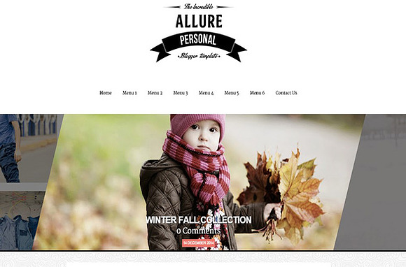 Blogger Template- Allure Responisve in Themes - product preview 1