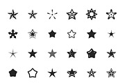 vector star icons