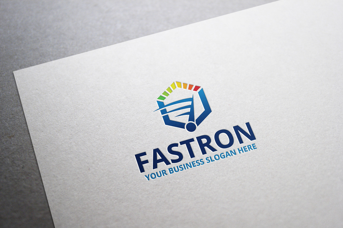 Fastron Logo in Logo Templates - product preview 8
