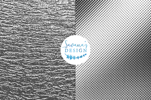 Silver Foil Digital Paper in Textures - product preview 3