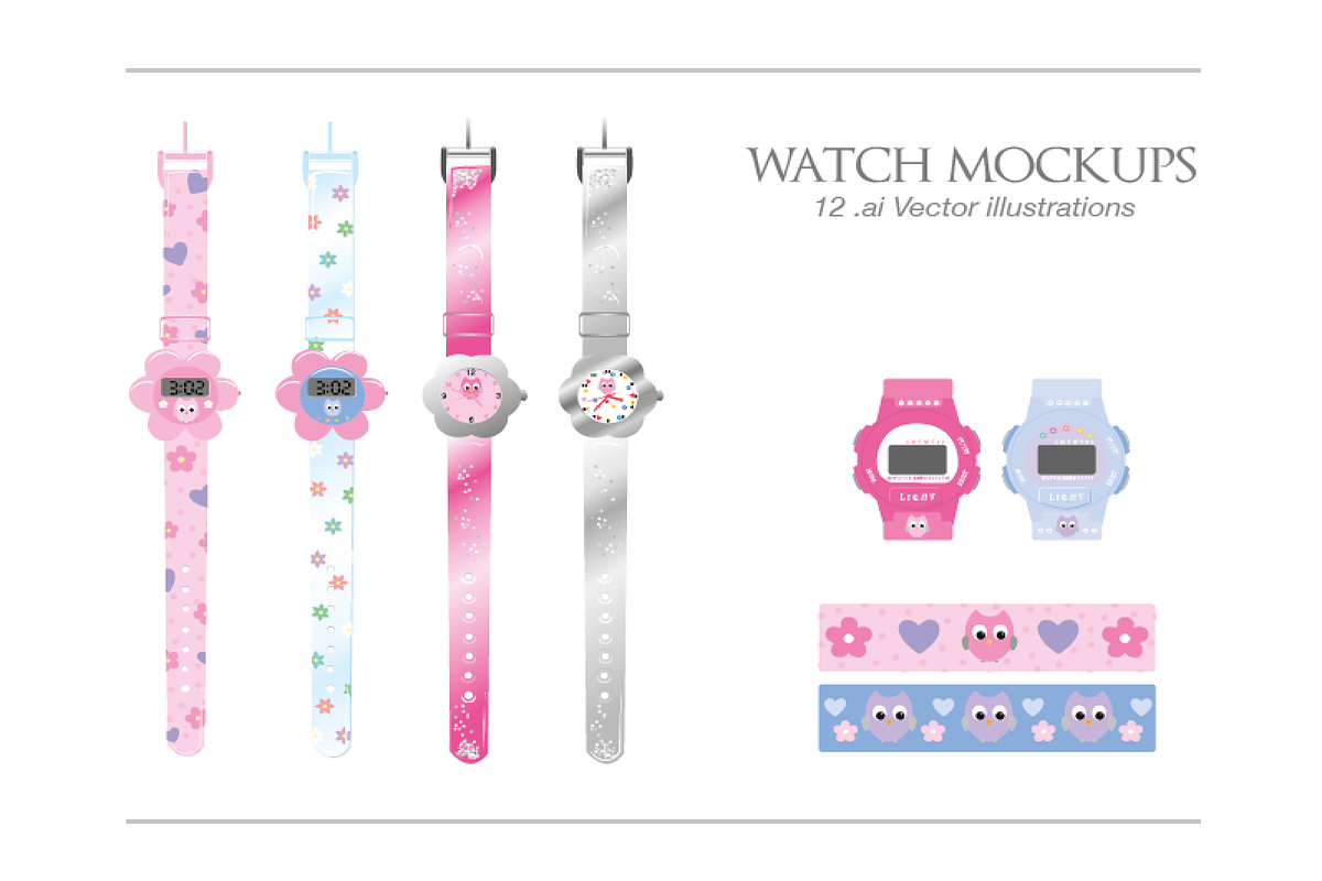 Watch MockUp Vector in Templates - product preview 8