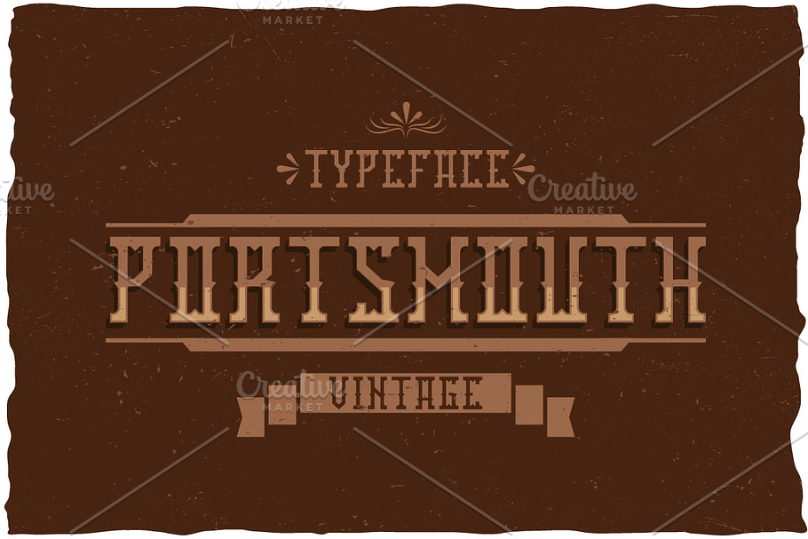 Portmouth Label Typeface in Display Fonts - product preview 8