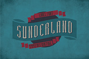 Sunderland Label Typeface