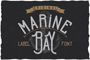 Marine Bay Vintage Label Typeface