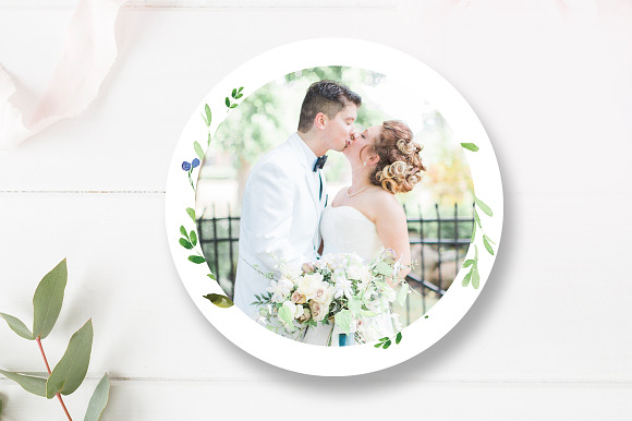 Wedding Photographer Stickers in Stationery Templates - product preview 1