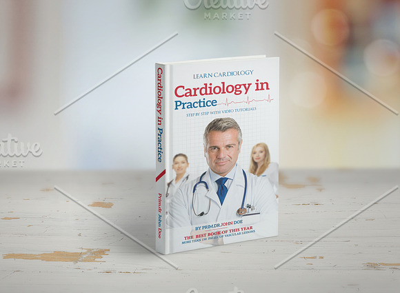 Medical book cover template in Templates - product preview 1