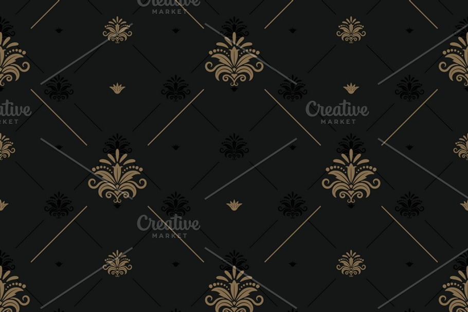Luxury vintage background in Patterns - product preview 8