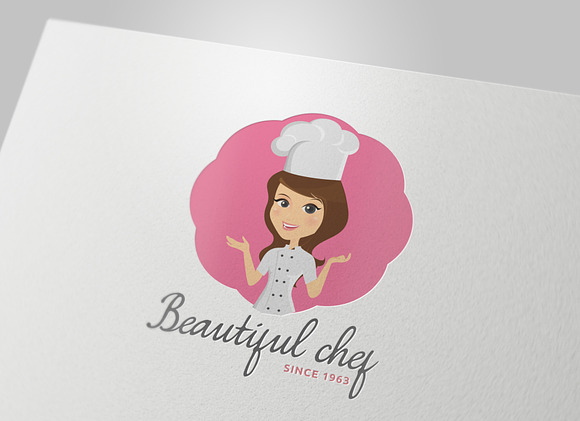 Beautiful Chef in Logo Templates - product preview 1