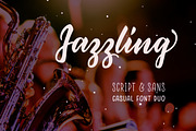 Jazzling Script & Sans - Font Duo