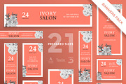Banners Pack | Ivory Salon