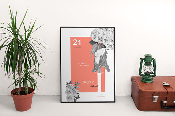 Print Pack | Ivory Salon in Templates - product preview 5