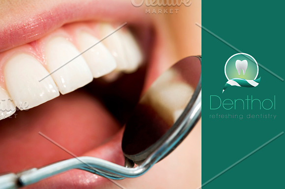 Denthol Refreshing Dentistry in Logo Templates - product preview 2