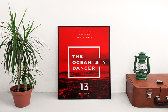 Posters | Ocean in danger in Flyer Templates - product preview 2
