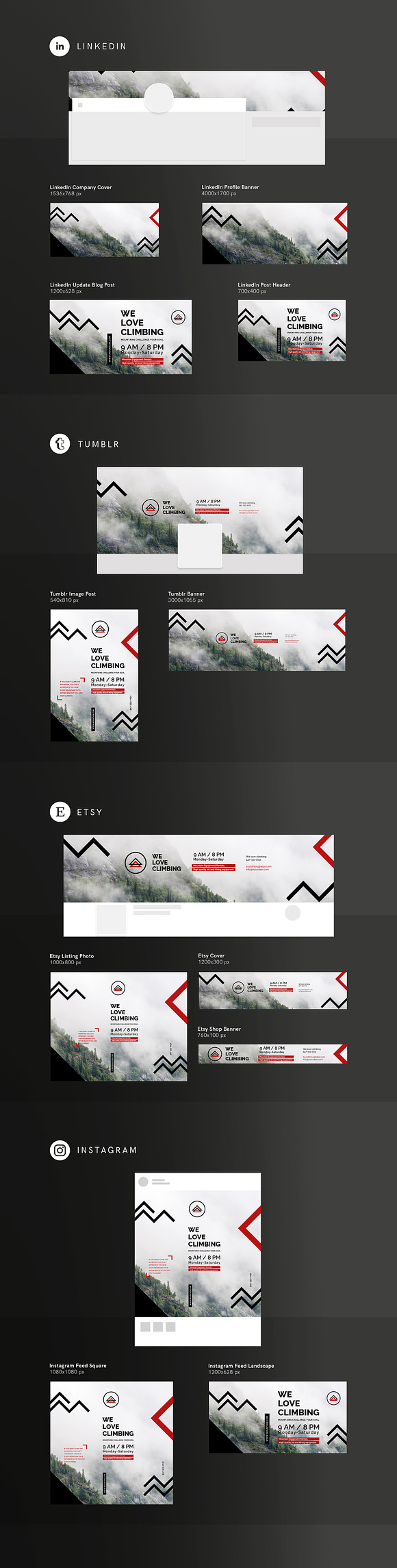 Branding Pack | Mountain in Branding Mockups - product preview 7