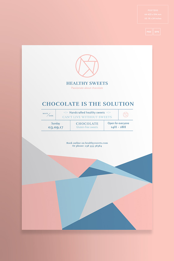 Posters | Sweets in Flyer Templates - product preview 1