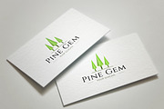 Pine Tree Gem Logo