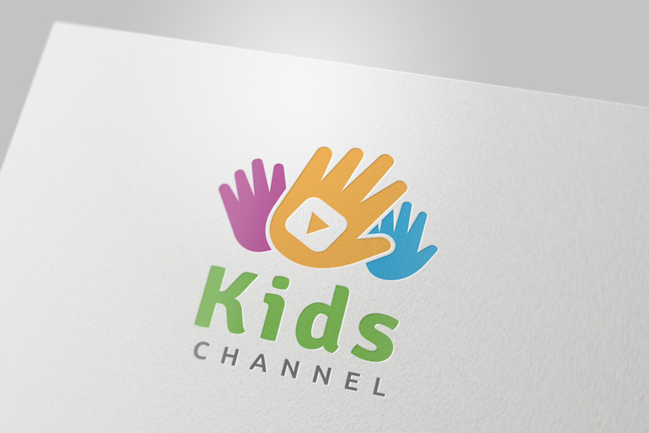 Kids Channel in Logo Templates - product preview 8