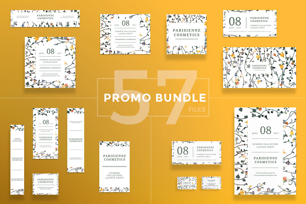 Promo Bundle | Parisienne Cosmetics in Templates - product preview 8