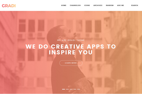 Gradi - Tumblr Theme for Startups in Tumblr Themes - product preview 1
