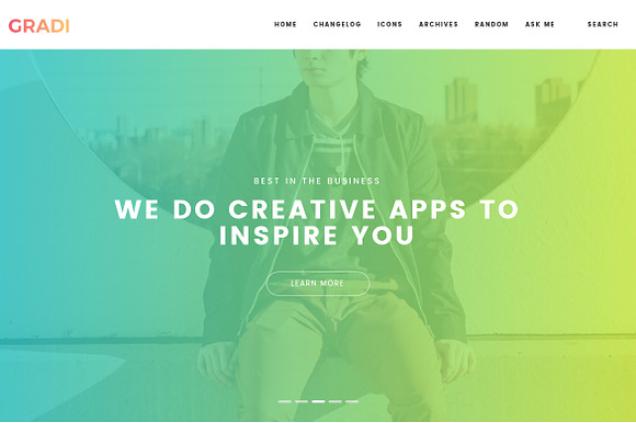 Gradi - Tumblr Theme for Startups in Tumblr Themes - product preview 4