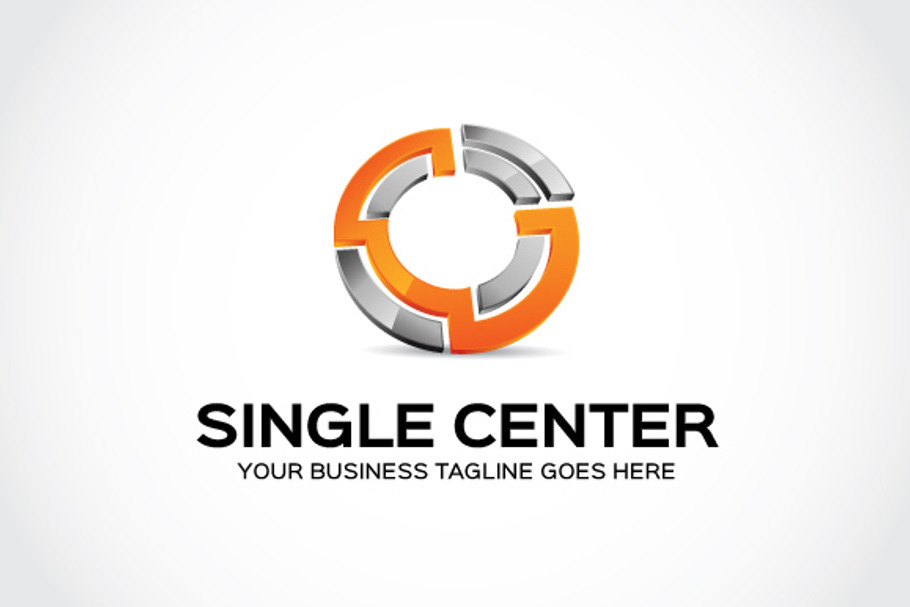 Single Center Logo Template in Logo Templates - product preview 8