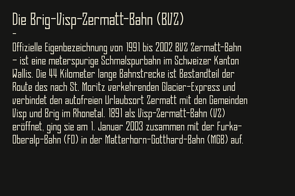 Bahn Pro Thin in Display Fonts - product preview 1