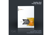 Annual report, business abstract vector template. Brochure desig