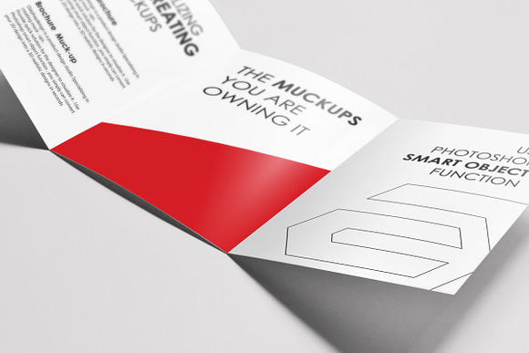A4 or A5 Trifold Mockups in Print Mockups - product preview 3