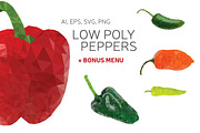 Low Poly Peppers
