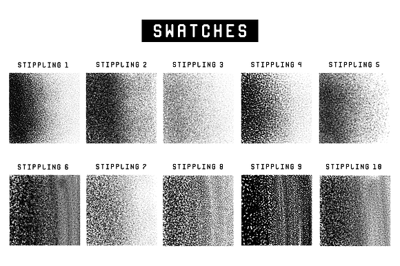 Stippling Procreate Brushes in Photoshop Brushes - product preview 3