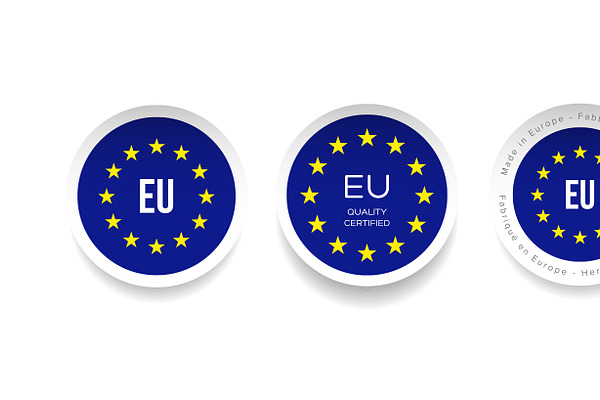 Made in EU stickers