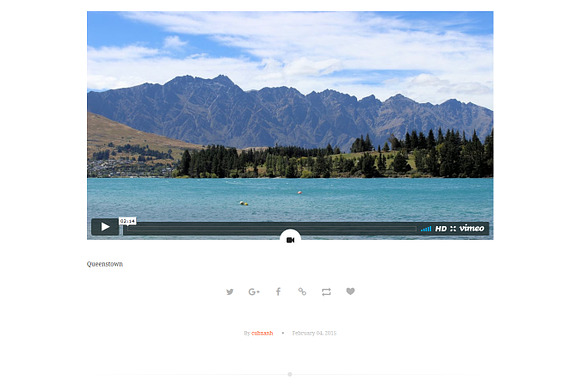 Mountain - Personal Tumblr Theme in Tumblr Themes - product preview 2