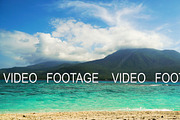 Beautiful beach on tropical island.Camiguin, Philippines. Timelaps