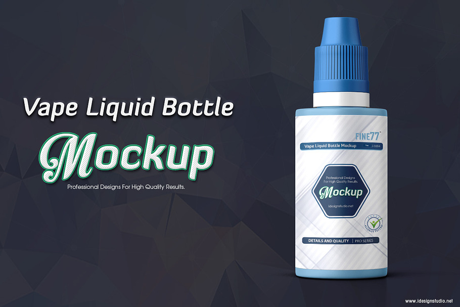 Vape Liquid Bottle Mockup