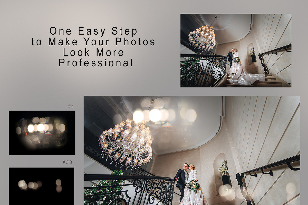 Wedding Art Bokeh Photo Overlays in Photoshop Layer Styles - product preview 8