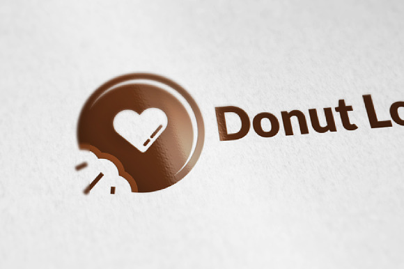 Donut Lovers Logo template in Logo Templates - product preview 2