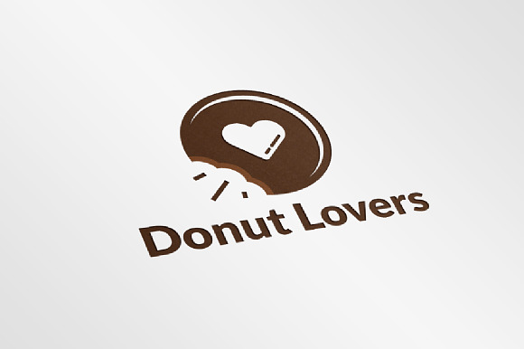 Donut Lovers Logo template in Logo Templates - product preview 3