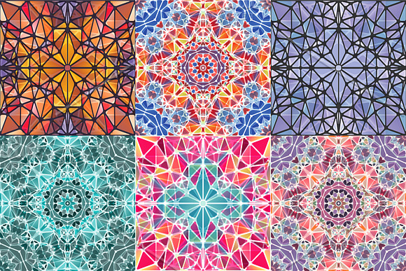 6 Abstract Backgrounds in Patterns - product preview 1