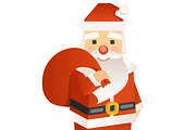 Santa Claus, 3d Vector