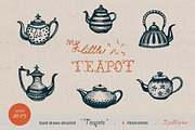 Teapots Drawings