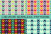 4 Chevron seamless patterns