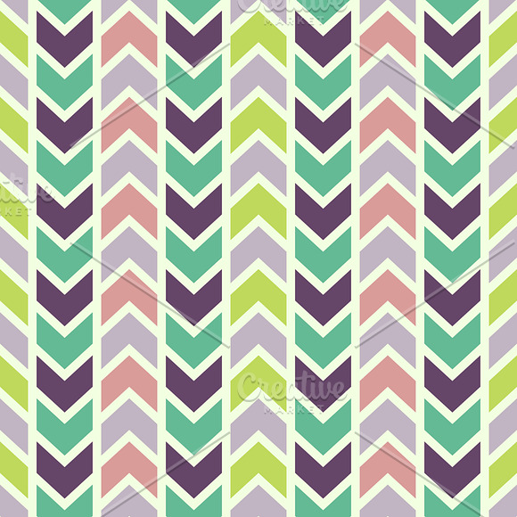 4 Chevron seamless patterns in Patterns - product preview 2