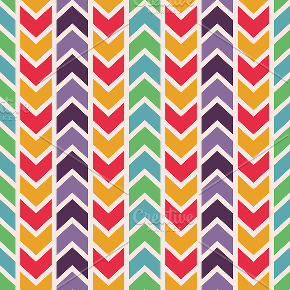 4 Chevron seamless patterns in Patterns - product preview 3
