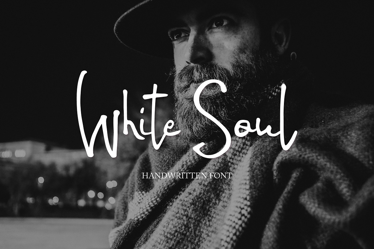 White Soul in Script Fonts - product preview 8