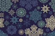 Vector Seamless Pattern with white s